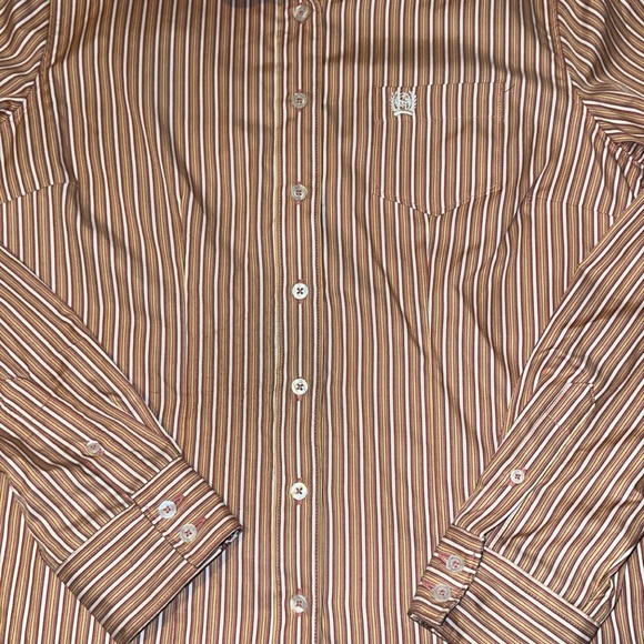 Large western adult cinch button up long sleeve - Picture 2 of 2